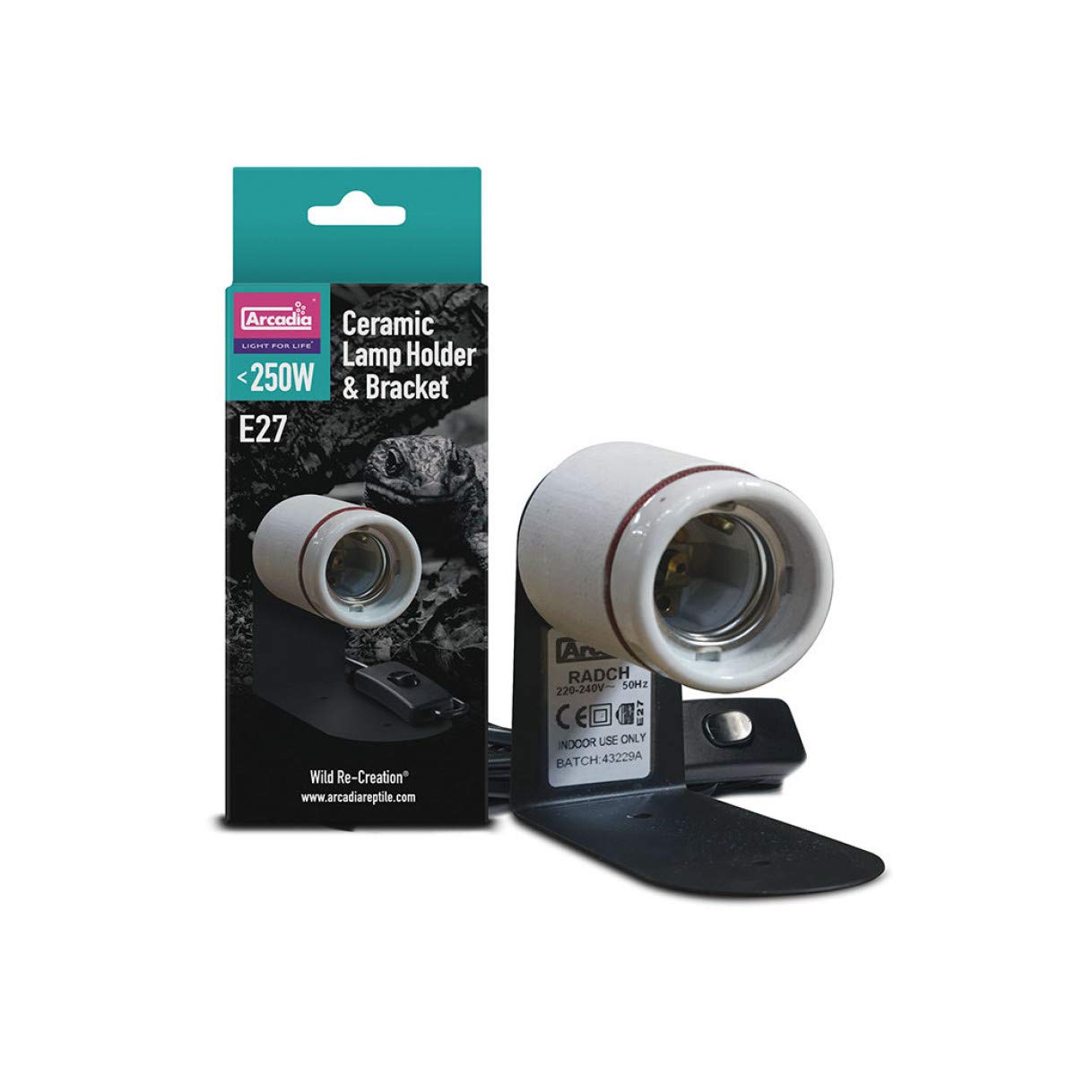 Arcadia ADCH Ceramic Lamp Holder/ Bracket