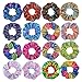 erholi 2 Types Hair Ring Two-Color Gradient Laser Fabric Women Hair Band Headwear