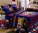 Barcelona Football Club Official Licensed Bedding In Bag Set (Queen Size, BC001); 1 Four Season Comforter with 4 pieces of Bed Fitted Sheet Set