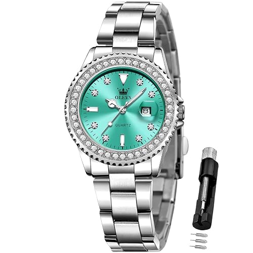 OLEVS Watches for Women Business Dress Quartz Stainless  display picture 3