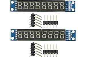 GODIYMODULES 2Pcs MAX7219 Led Module 8-Digit Digital LED Display 7 Segment Display Tube for arduino MCU Raspberry Pi 51/AVR/STM32