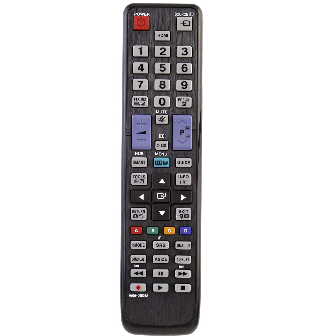 VINABTY AA59-00508A Replacement Remote Control Fit for SAMSUNG TVs UE27D5010 UE32D5520 UE32D5500RWXXH UE40D5725RSXXE UE40D5500RWXRU UE37D5720RSXZF UE46D6000TPXZT UE40D5500RWXMS