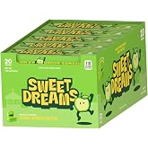 Sweet Dreams Center Filled Soft Chewy Candy, Sour Apple, 160 Pieces | Individually wrapped gluten-free party-size fruit chews for kids; bulk pack, 20 sticks per box, 8 pieces per stick
