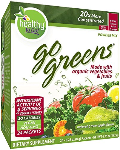 To Go Brands Go Greens, 24-Count Boxes (Pack of 2)