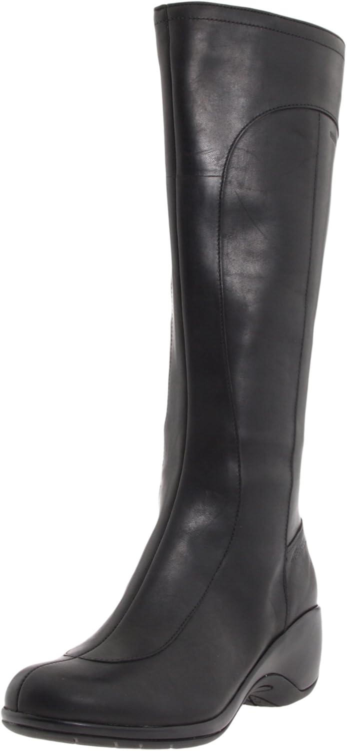 Merrell Angelic Peak Waterproof Boot, Black, 9 M US Knee