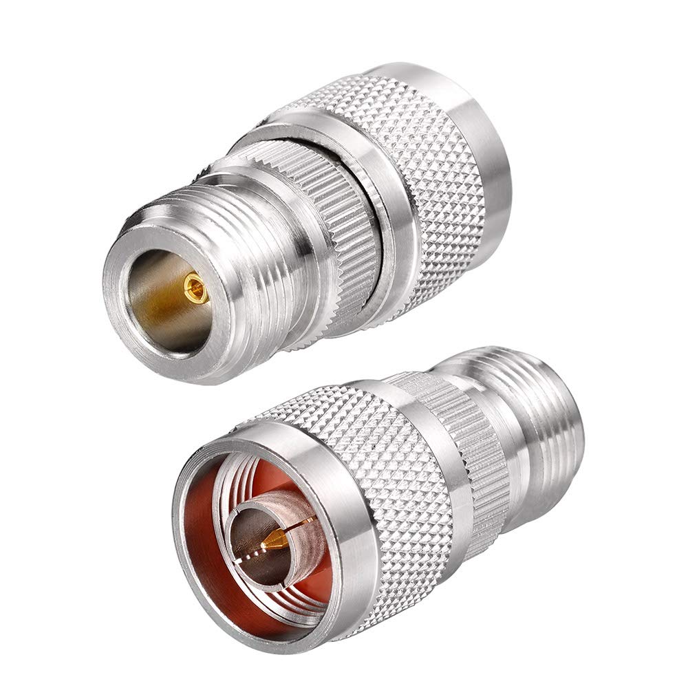 Photo 1 of Eightwood 2pcs N Male to N Female RF Coax Adapter for 4G Antenna, WiFi Antenna, Antenna Router, Antenna Extension Cable