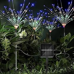 iFalarila 8 Modes Solar Garden Lights with 1200mAH
