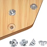 Just Accessories M8 Four Pronged T-Nuts Captive Blind Inserts 25 Pack view 4