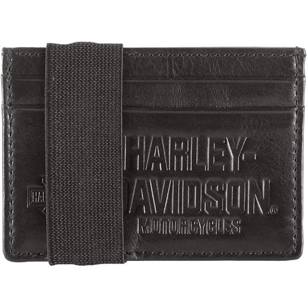 Ford Mustang Carbon Fiber Leather Wallet - RFID Blocking, Money Clip, Clear ID Window, Official Licensed - View #3