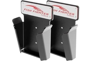 Fish Fighter Cannon Downrigger Mount | Wall Mounted Storage Hanger for Your Cannon Down Riggers | Set of 2