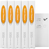 fyboptwu LC/MU Fiber Cleaner Pen, 800+ Cleans, 5pcs | Fiber optic cleaner pen for LC/MU 1.25mm connectors. Over 800 cleans, end-face cleaning. Compact, portable for field use