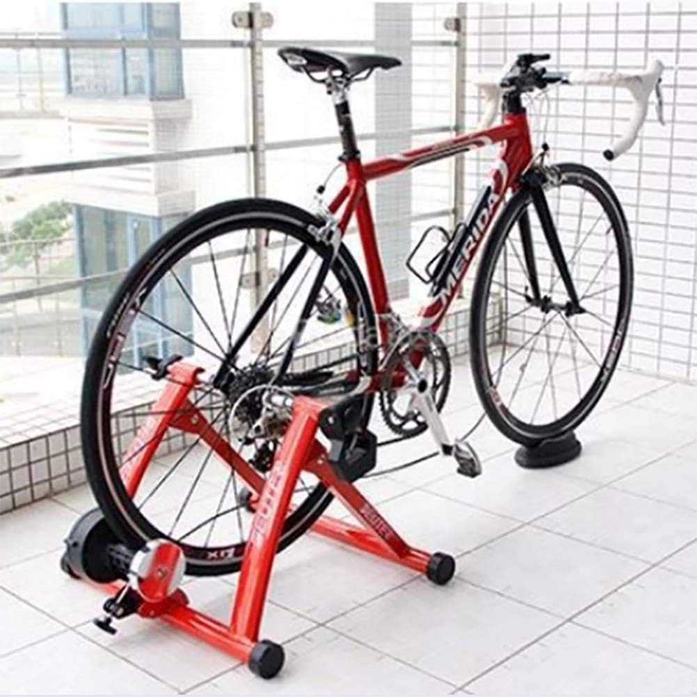 KUYT Turbo Trainer, Resistance Bike Trainer,Bike Trainer Stand Bicycle Exercise Magnetic Stand with Noise Reduction Wheel for Indoor Trainer 7 Cycle Resistances