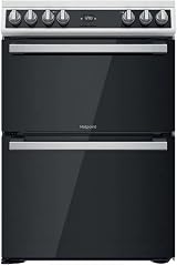 Hotpoint 60cm Double Electric Cooker with Catalytic Cleaning White view 4