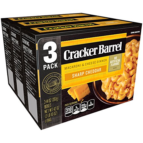 Cracker Barrel Macaroni and Cheese, Sharp Cheddar, 42 Ounce