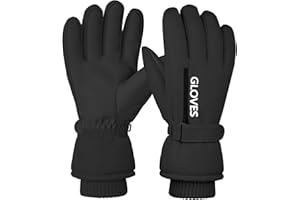 Gilotop Women Ski Gloves Winter Waterproof Touchscreen Hand Warming Sports Gloves