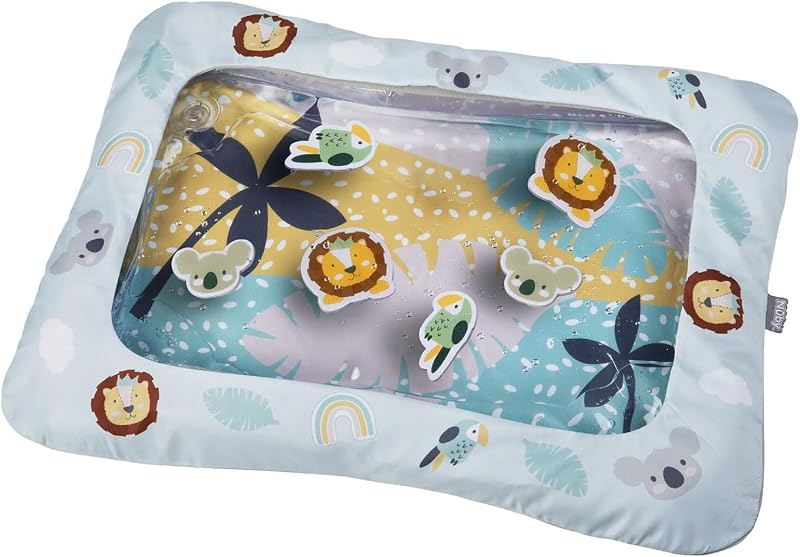 Nuby Baby Water Mat Tummy Time Animal Adventures 6M+ Sensory Toy