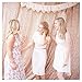 Champagne 4ft x 6ft Sequin Backdrop Photography Background Photo Booth Fabric Backdrop Curtain for Wedding Party Decoration