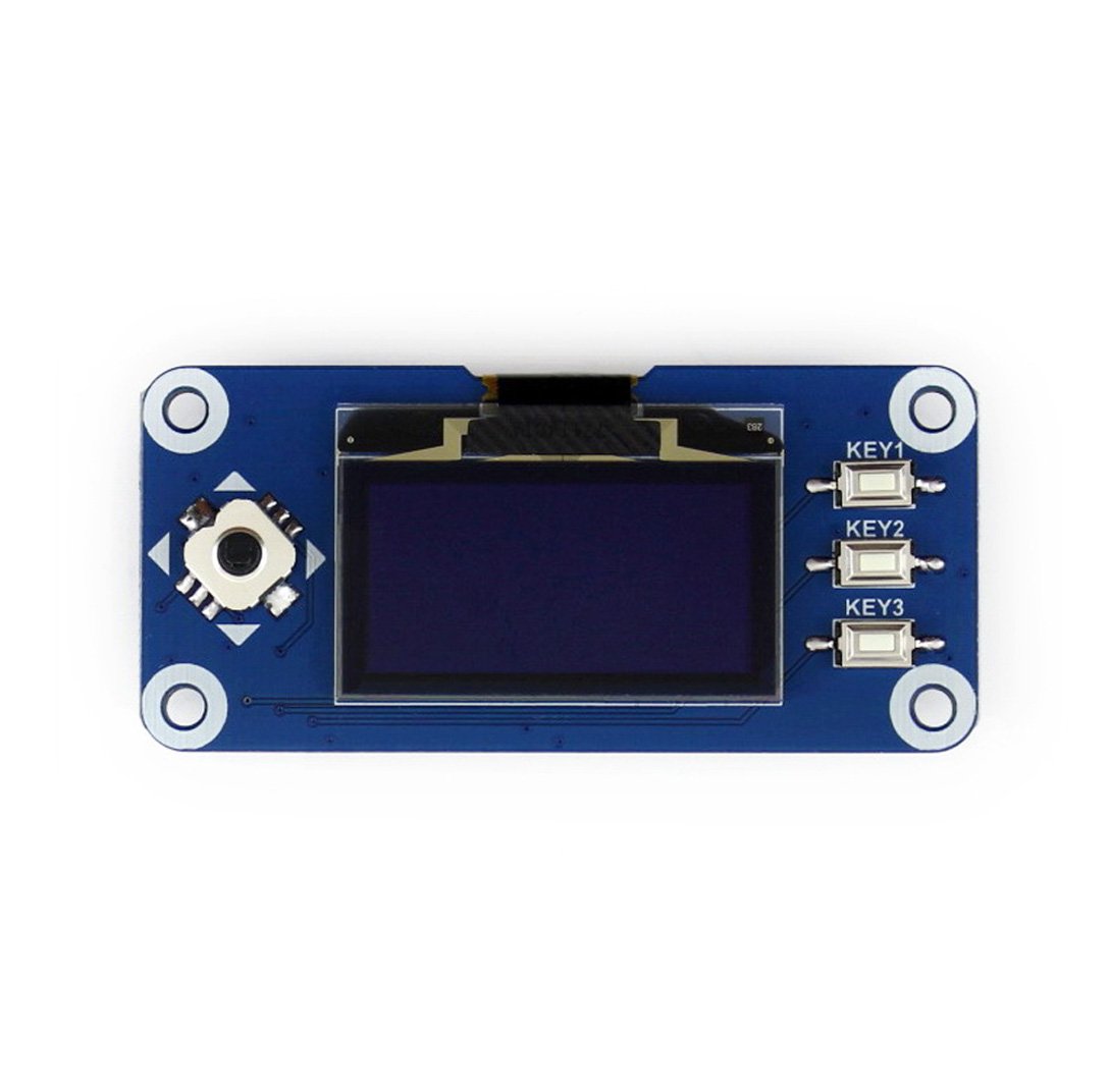 Waveshare 1.3inch OLED Display HAT For Raspberry Pi, 128x64 Pixels, SPI/I2C Interface