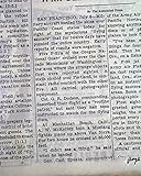 UFO-CRAZE-Flying-Saucers-Sightings-ALIENS--Roswell-NM-Discs--1947-Newspaper