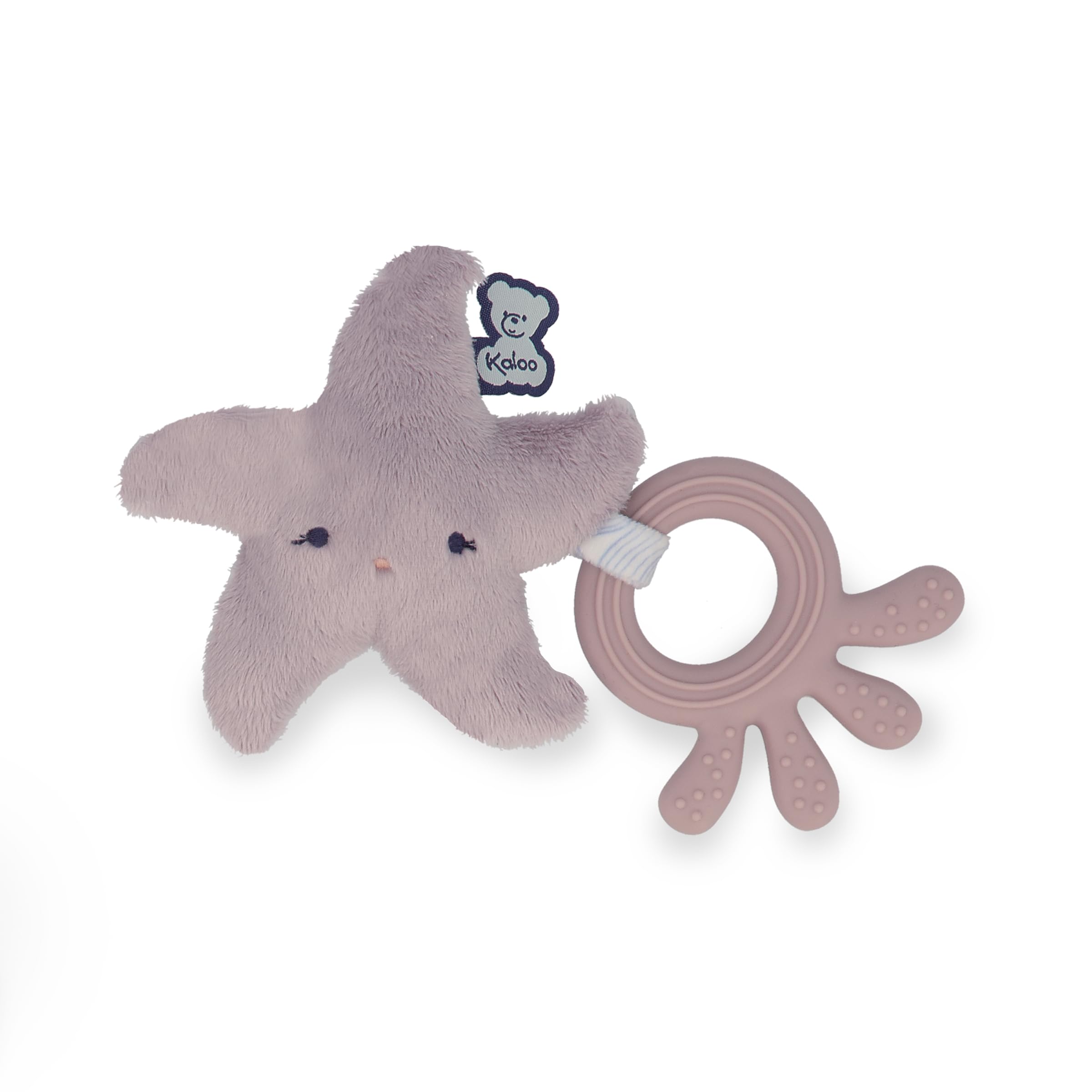 Kaloo - Silicone Baby Teether - Starfish Shape - Teething Toy - Purple - 19x11cm - from Birth - K211003