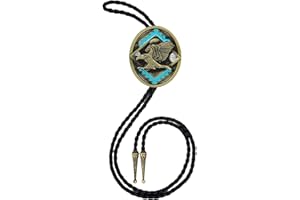HLYMPONY Bolo Tie for Men Western Cowboy Cowgirl Vintage Native American Cross Bolo Tie for Women