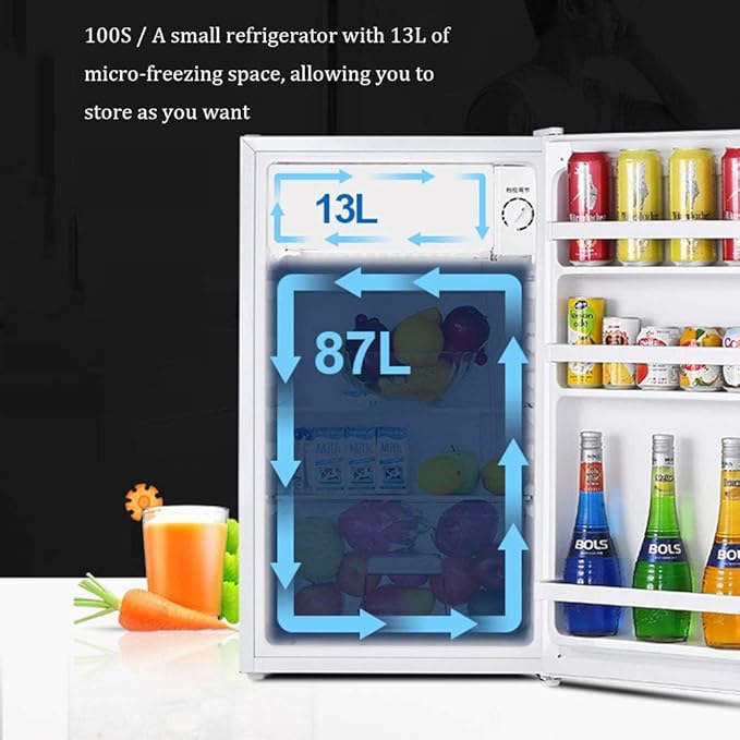 Mini nevera nevera Mini Refrigerador 100L De Capacidad, El Hogar ...