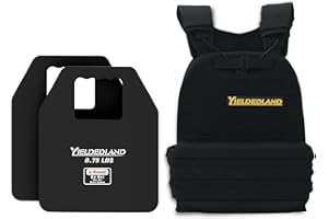 YIELDEDLAND 15lb/21lb Weighted Vest for Men and Women with Weight Vest Plates, Weight Vest for Strength and Endurance Training, Workouts, Running, Walking