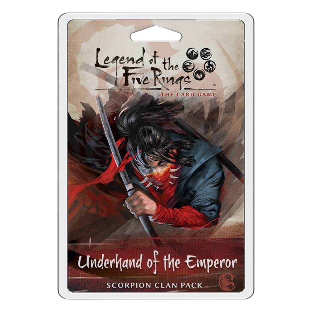 Fantasy Flight Games FFGL5C15 Underhand of The Emperor Scorpion Clan Pack L5R LCG, Multicoloured