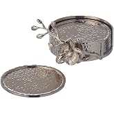 Michael Aram Orchid Drink Coaster Set, White