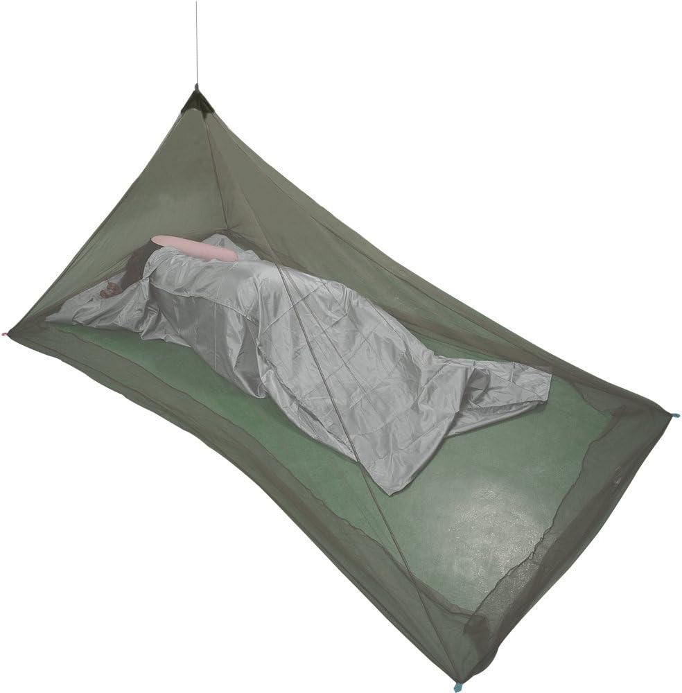 The Friendly Swede Camping Mosquito Bed Net, Bug Net for Single Cot (Army Green): Home & Kitchen