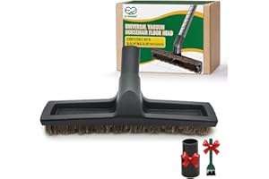 EZ SPARES Universal Horsehair Vacuum Brush Head,12" Lengthen Soft Bristle Tool for Hardwood Floor Vacuum Attachment,Compatibl