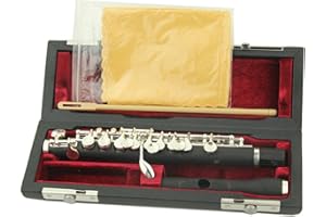 VAVEREN Segolike 1Set Piccolo Flute Instruments W/Wood Case Cleaning Cloth Screwdriver
