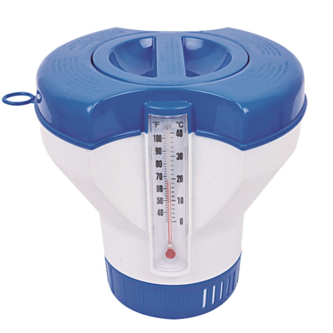 Jilong Chemical Floater 9 (Ø 22,8cm) - floating chemicals dispenser for 3 to 4´´ (7.6-10.1cm) tablets with thermometer