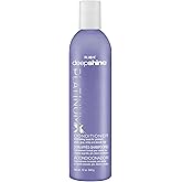 RUSK Deepshine Platinum Conditioner, Gentle Conditioner Eliminates Brassiness, Brightening Boost for Platinum, Silver, Gray, White, and Blonde Hair, 12 oz