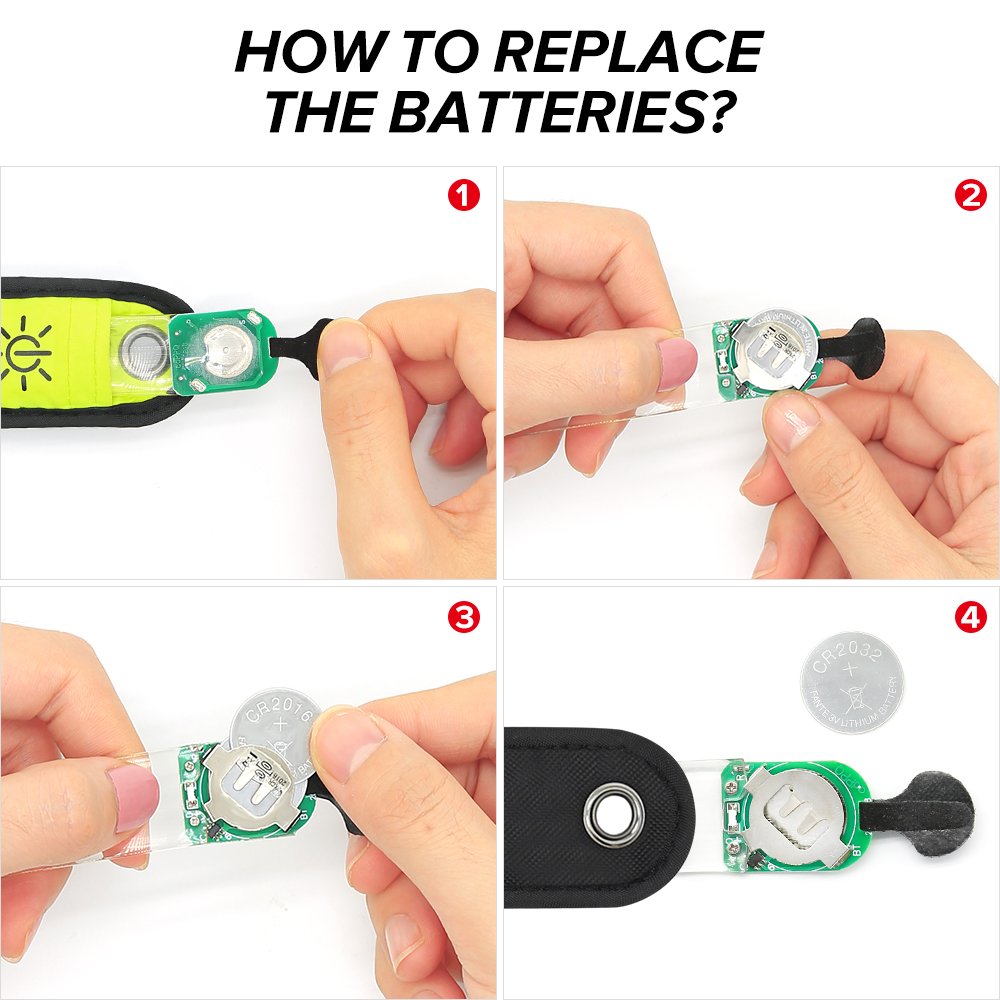 CLAN-X BSEEN Slap Armband, Designed for Night Running, Cycling, Walking, Walking Dogs&Parkour，Multi-Color Optional (Green)