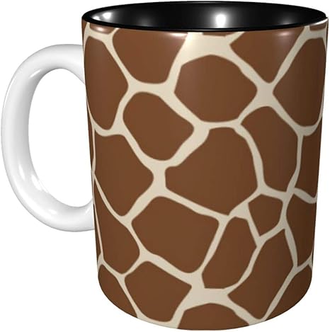 キリン プリント 壁紙 マグカップ コーヒー カップ セラミック マグ コップ 電子レンジ対応 食洗機対応 おしゃれ かわいい 330ml 9色 日常 ホーム キッチン Amazon Co Jp