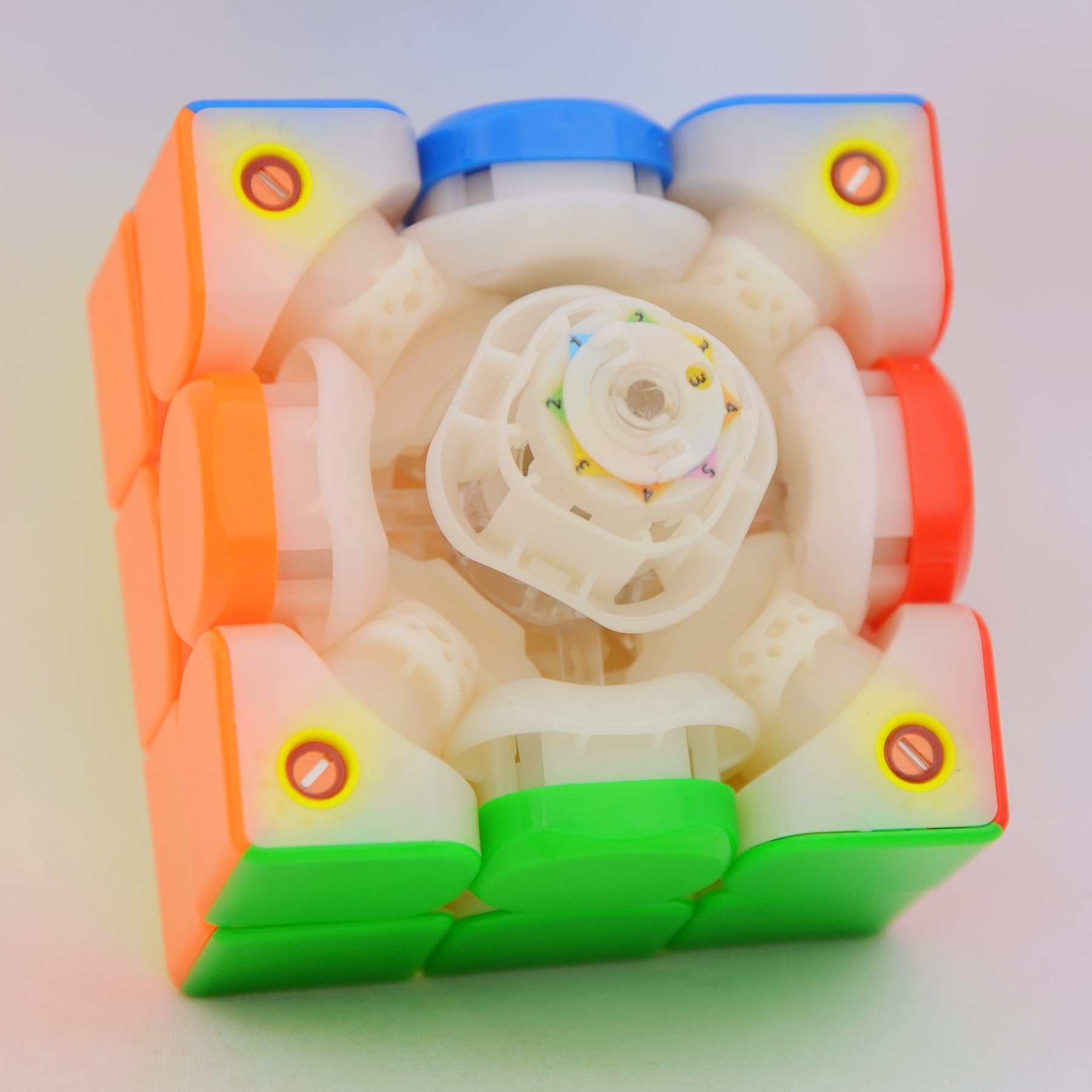 Cube Magique Bukefuno QY 9x9 - Taille 75mm, Surface Mate, Structure Intégrée - Cadeau Casse-tête Pour Enfants Et Adultes