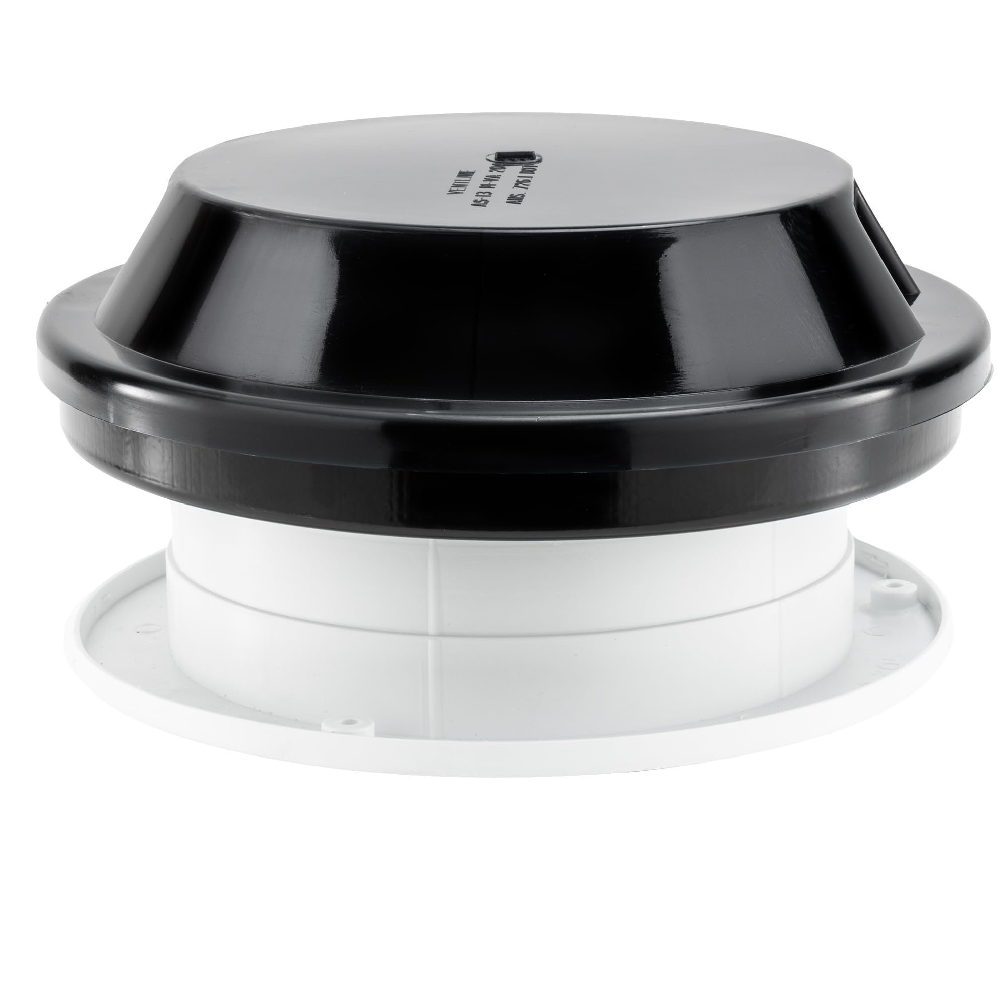 View 1 of ***MISSING TOP CAP*** RecPro Ventline 12V Roof Vent | Smoke Dome | Polar White | Quiet Operation | Made in the USA