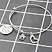 ENSIANTH When I Needed A Hand I Found Your Paw Bracelet Expandable Wire Bangle with Paw Print Charms for dog lovers (Paw Print Bracelet)