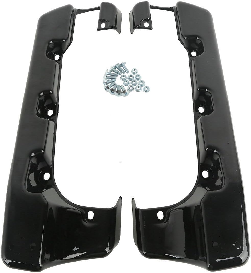 4" Hard Saddle Bag Extensions For Harley Touring Road Glide King Matte