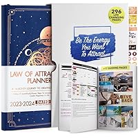 Law of Attraction Planner Sept 2023 to Dec 2024 - Weekly and Monthly, a 16-Month Productivity Planner, Hourly Planner, Work P