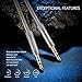 AuxLink MetaSeries AUX Cable Cord OFC Wire w/Aluminium Shielding Nylon Braided 1/8 Male to Male Auxiliary Ultra-Small 3.5mm Audio Cable for Car Headphones Phones Speakers Home Stereos More (4ft/1.2m)