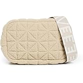 Vee Collective Women's Vee Belt Bag Cream Sherpa, Cream Sherpa, Off White, One Size