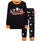 DAUGHTER QUEEN Boys & Girls 100% Cotton Holiday Pajamas, Halloween Christmas Sleepwear 18M-12Y