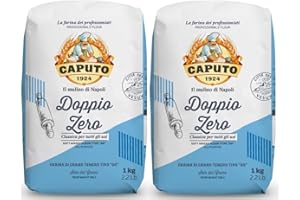 Antimo Caputo Classic All-Purpose Flour (Doppio Zero) - 2.2 LB (1 KG) - 2 Pack