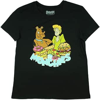 Amazon.com: Scooby-Doo Women's Scooby And Shaggy Major Munchies T-Shirt: Clothing