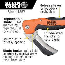 Klein Tools 44218 Utility Knife, Electricians and