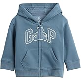 GAP unisex-baby Logo Full Zip Hoodie