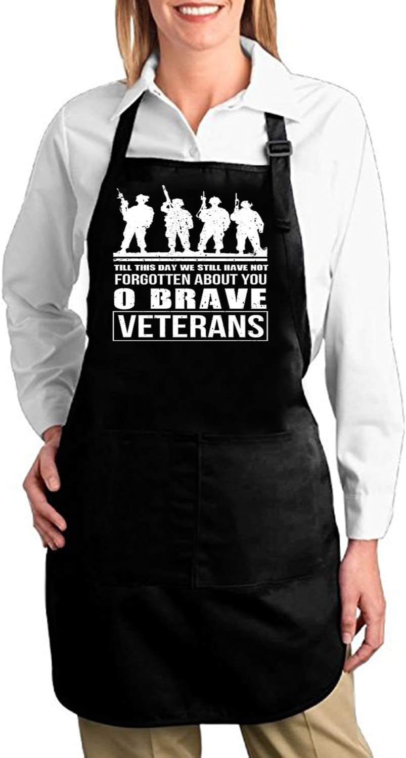 Canvas Bib Apron,Veterans Day Perfect Apron,Stylish Colorful Gardening