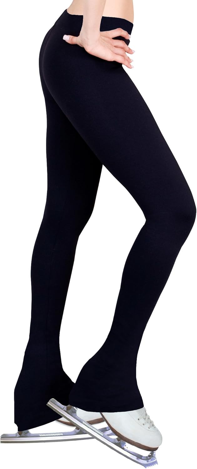NY2 SPORTSWEAR Figure Skating Practice Pants - Black: Clothing